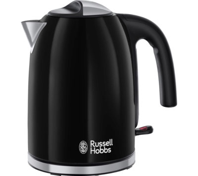 RUSSELL HOBBS Colours Plus 20413 Jug Kettle - Black RUSSELL HOBBS Colours Plus 20413 Jug Kettle - Black